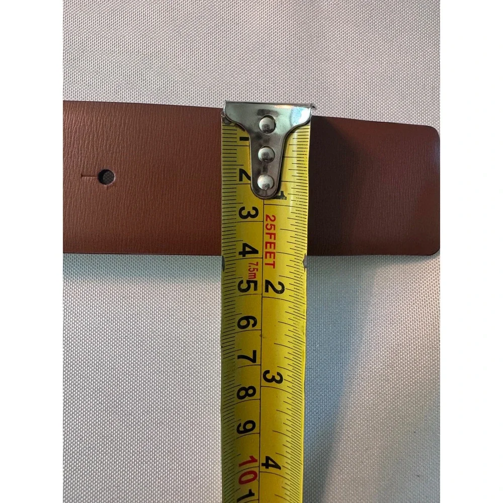 Valentino Garavani VLogo Reversible Leather Belt Brown Black Gold ZY2T0Q87 85/34
